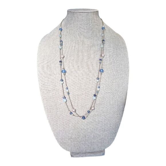 Serene Shores Double Strand Beaded Necklace (NWOT) - Picture 2 of 16